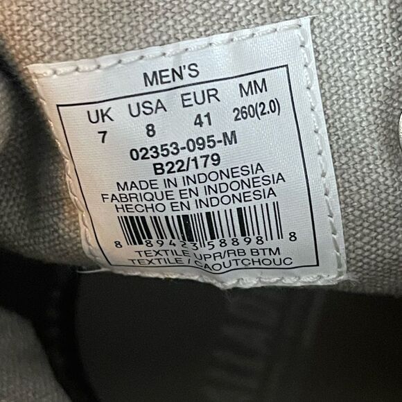 Palladium Men’s ‘Baggy’ sneaker Boots - Vapor/Metal - M8/W9.5 - Picture 9 of 16